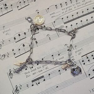 Harry Potter Silver Charm Bracelet